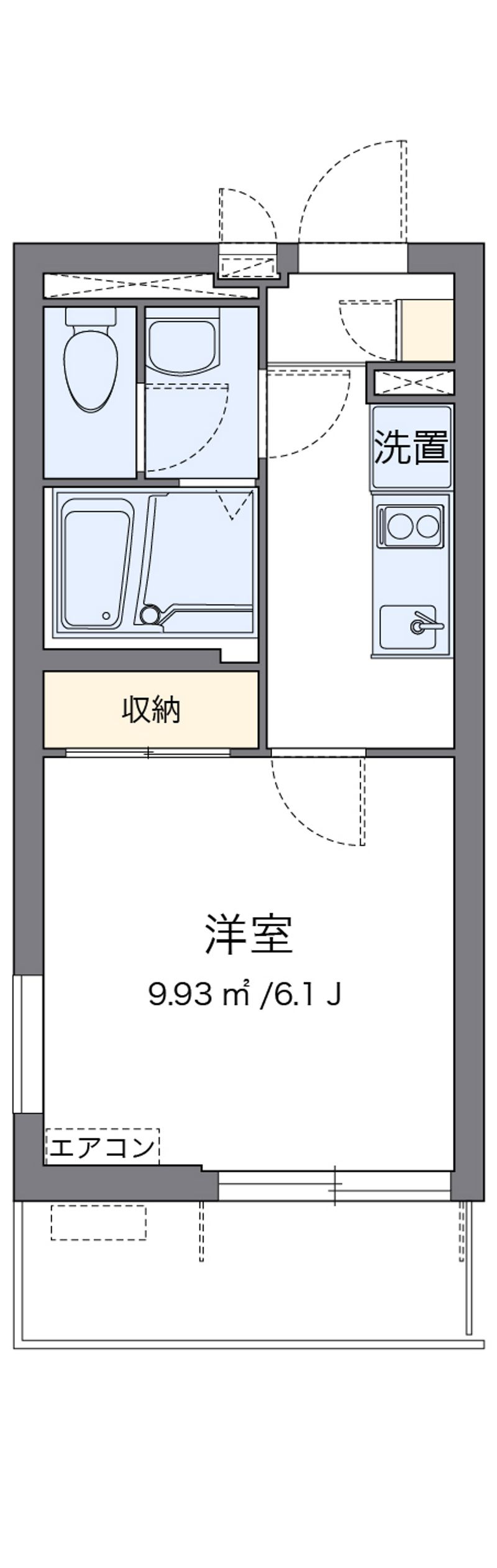 クレイノ南品川ハイツⅢ 間取図