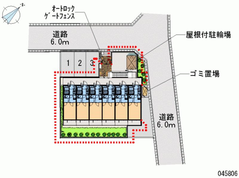 レオパレスヴィース泰光 区画図