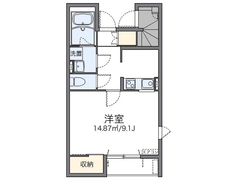 レオネクストＤＡＩ 間取図