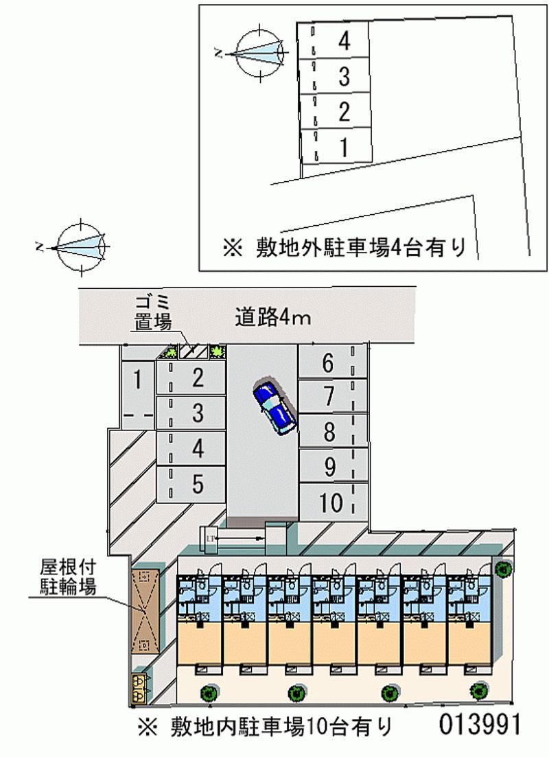 13991 Monthly parking lot