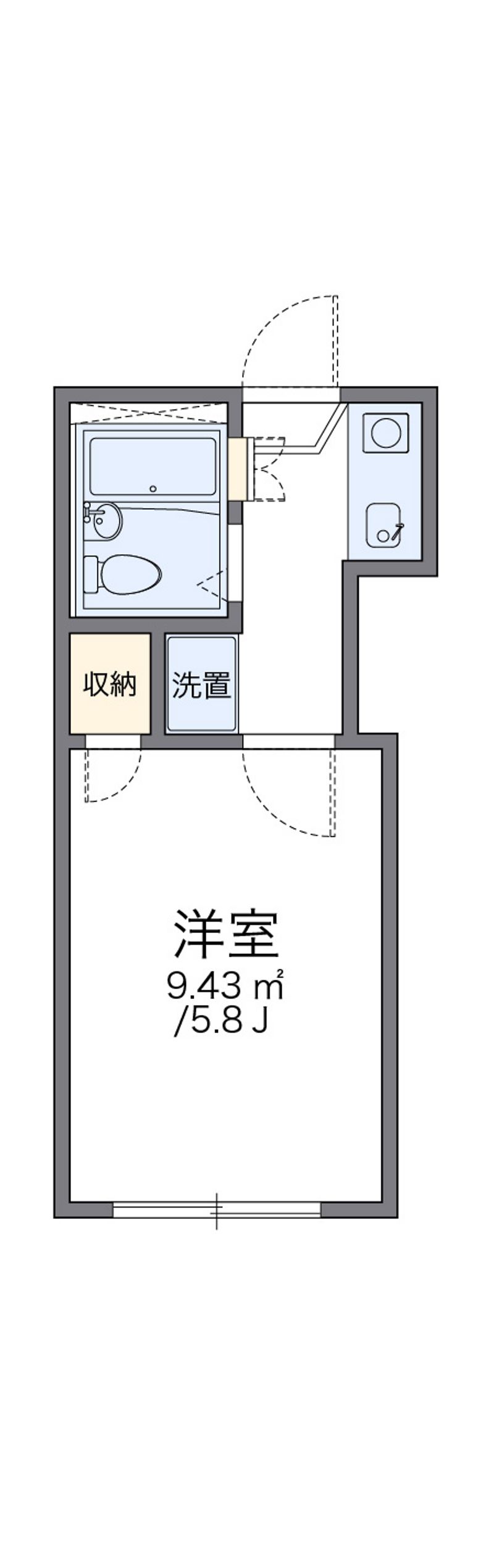 レオパレス美國 間取図