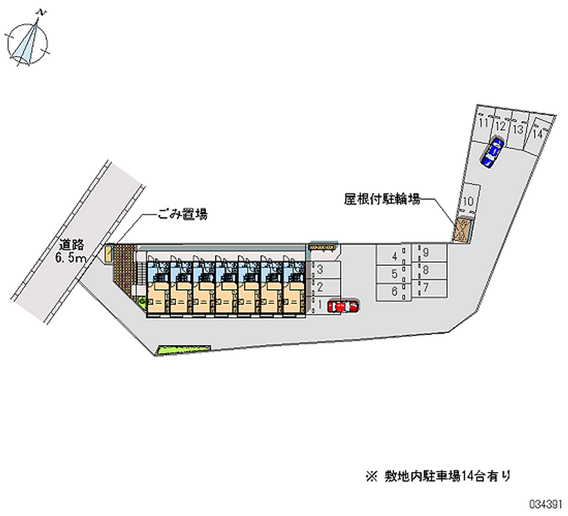 34391 bãi đậu xe hàng tháng