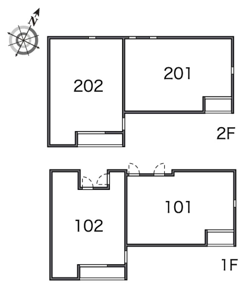 レオネクストロジュマン奈良 間取配置図
