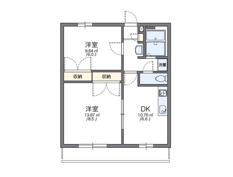 レオパレスＣＡＰＴＡＩＮ 間取図