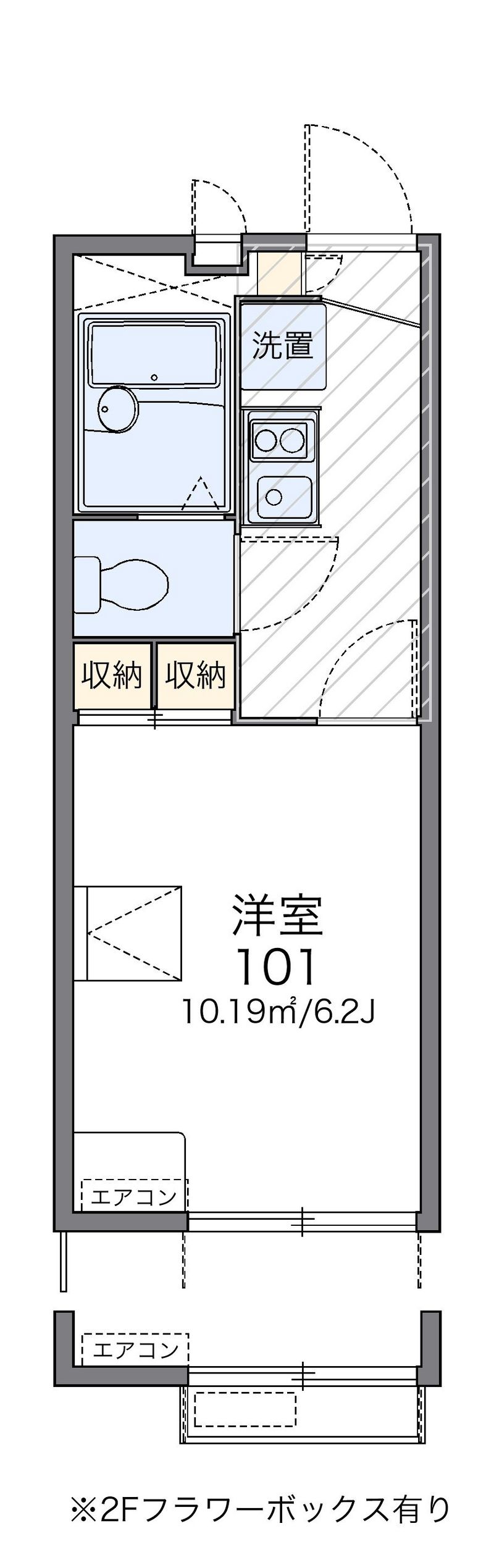 レオパレスＴＡＭＡ　Ⅱ 間取図