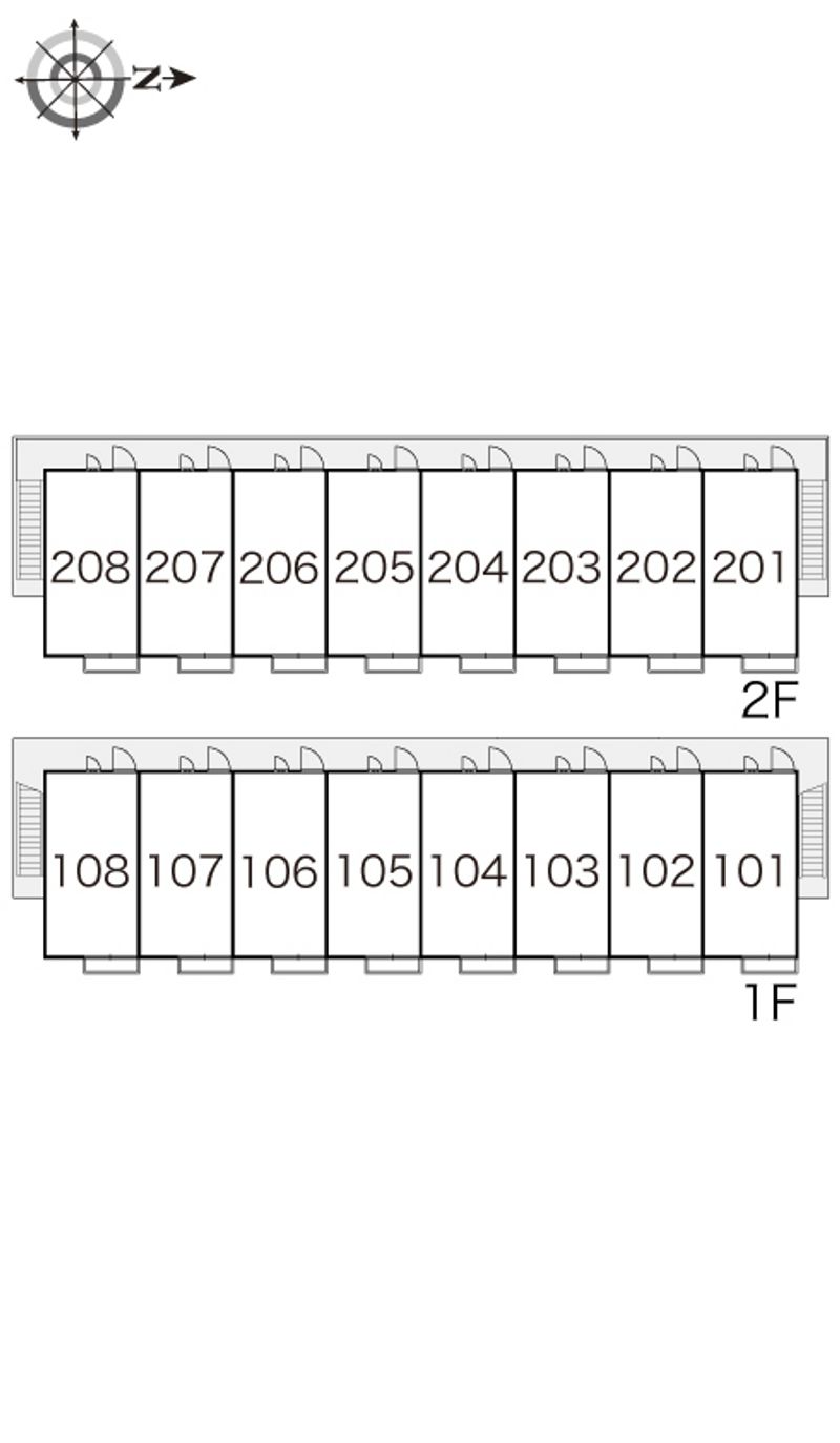 レオパレスｍａｎｏｎ 間取配置図