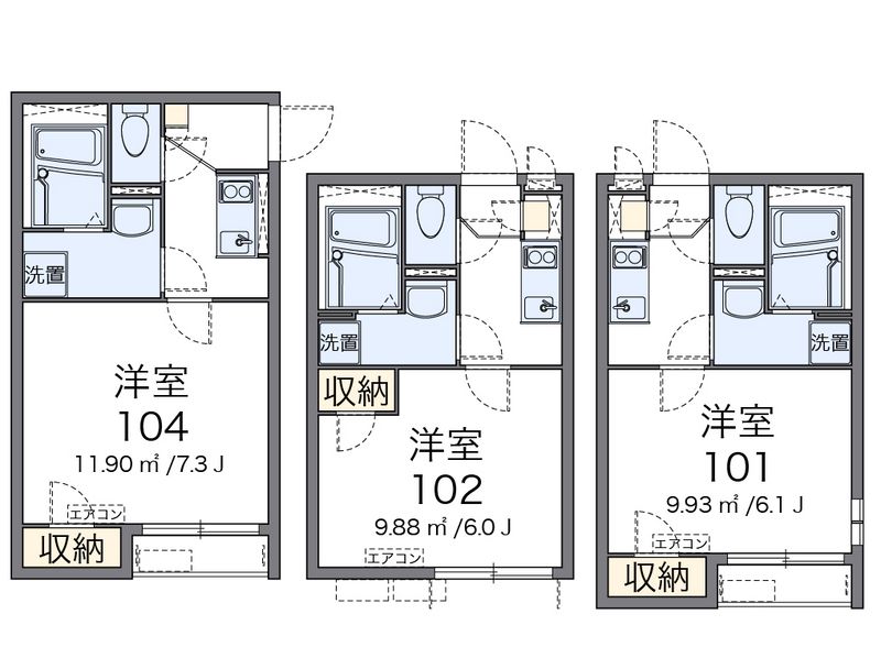 クレイノＢＲＯＯＫ 間取図