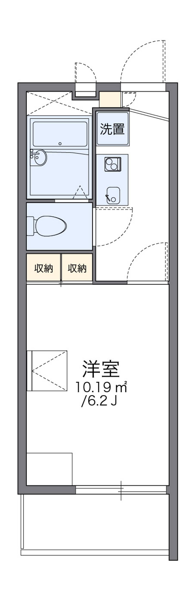 レオパレス甲子園ＣＩＴＹ 間取図