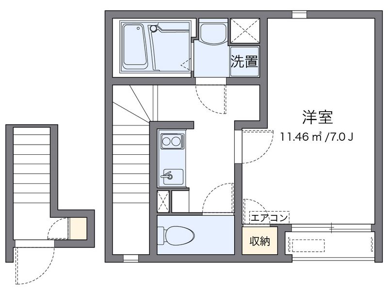 クレイノエスペランサ　Ｎ 間取図