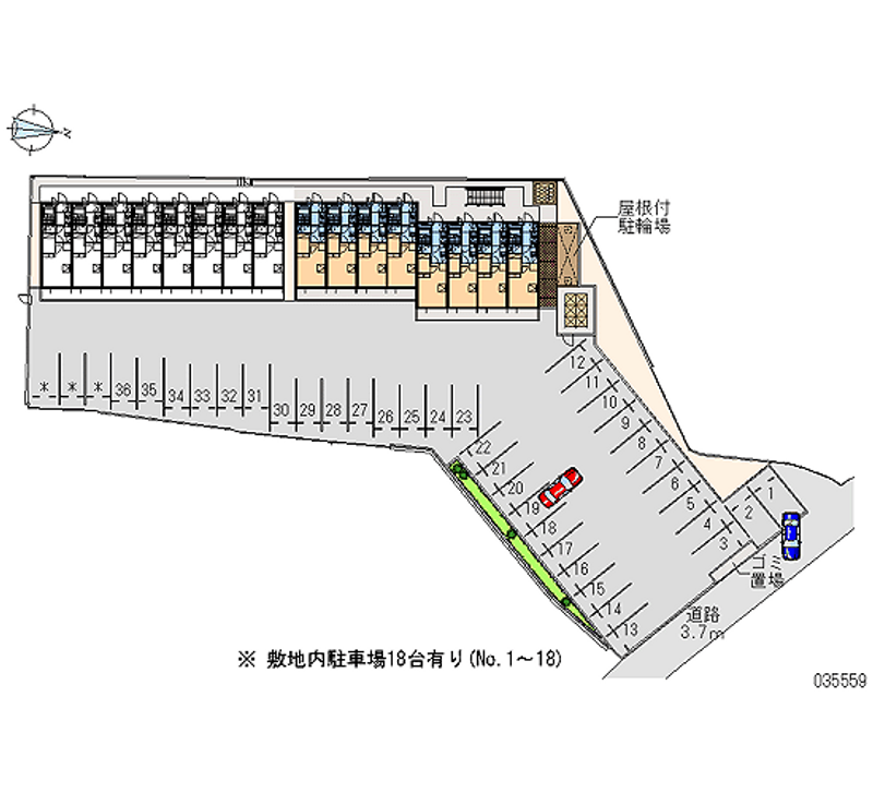 35559 Monthly parking lot