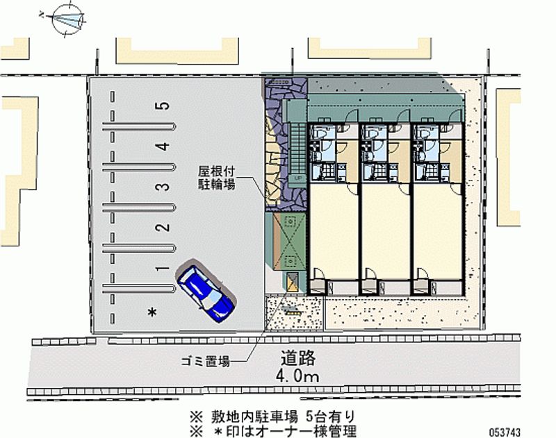 レオネクストアイリス倉富 月極駐車場