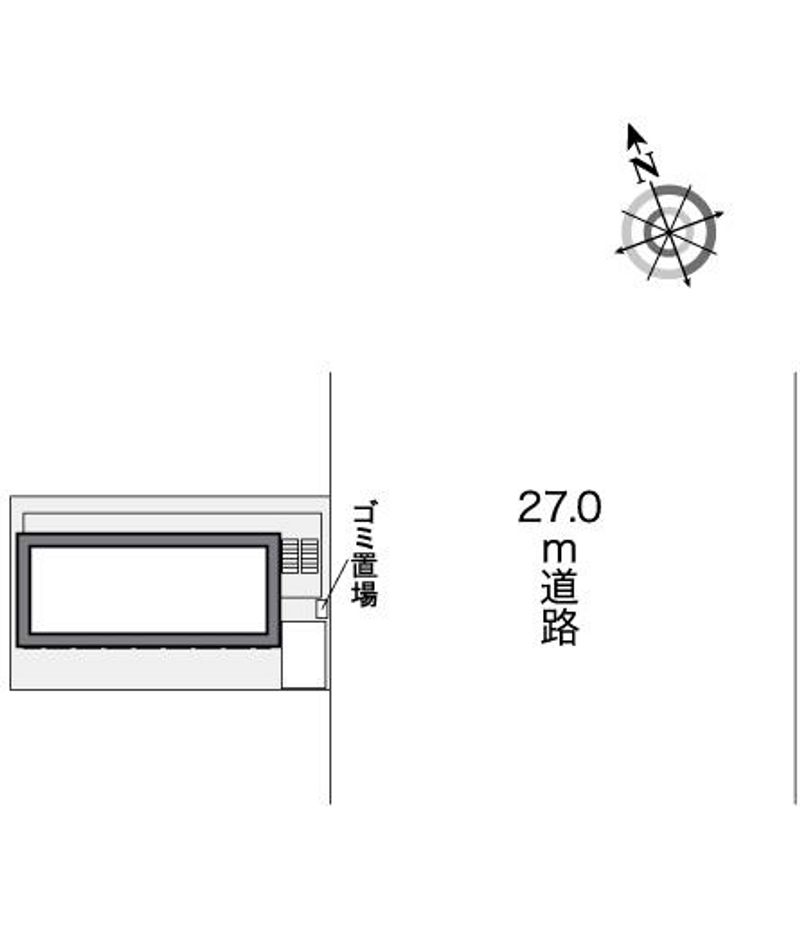 レオパレスヤマハ 配置図