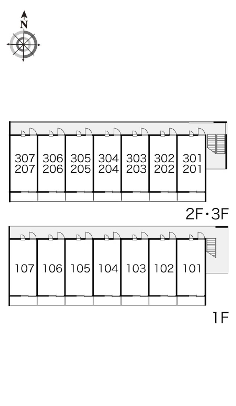 レオパレスネオ 間取配置図