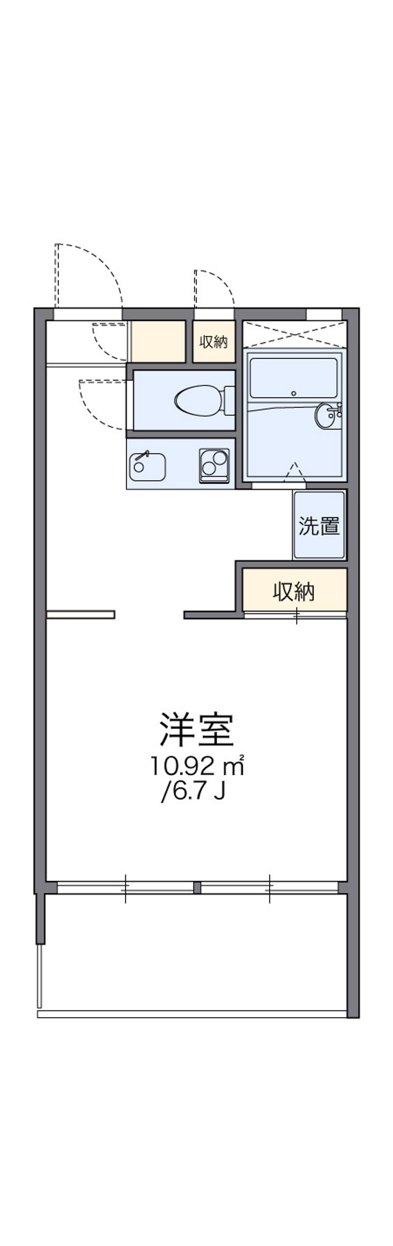 leopalace Morioka 户型图