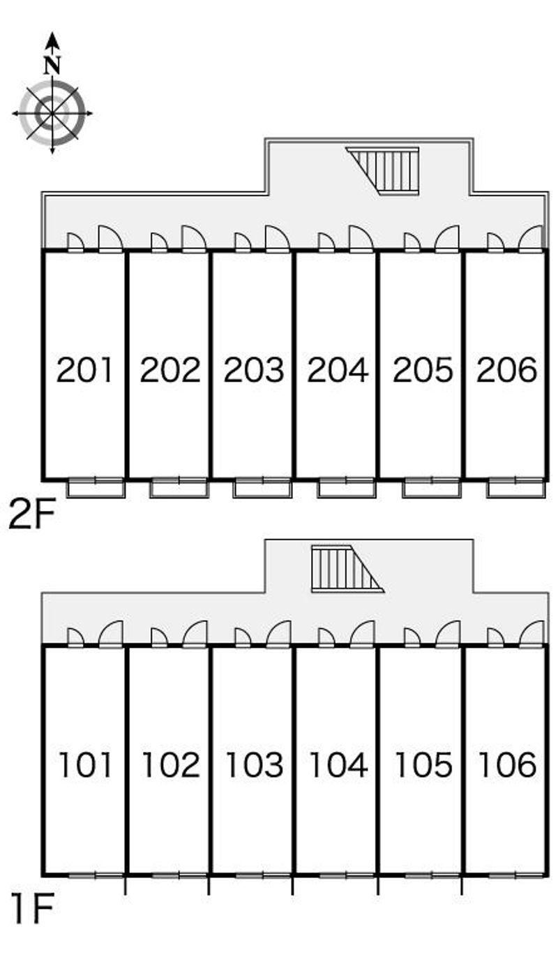 レオパレスＦｉｔⅡ 間取配置図