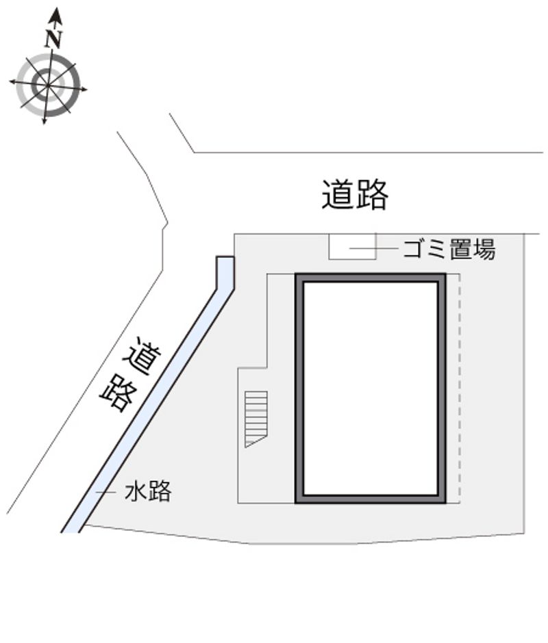 レオパレス菖蒲園 配置図