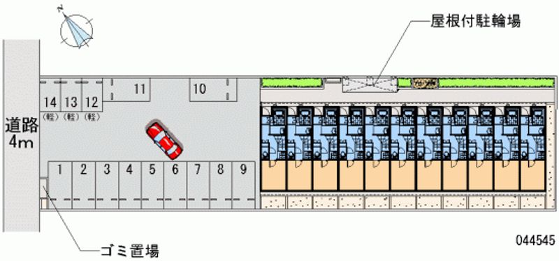 44545 Monthly parking lot