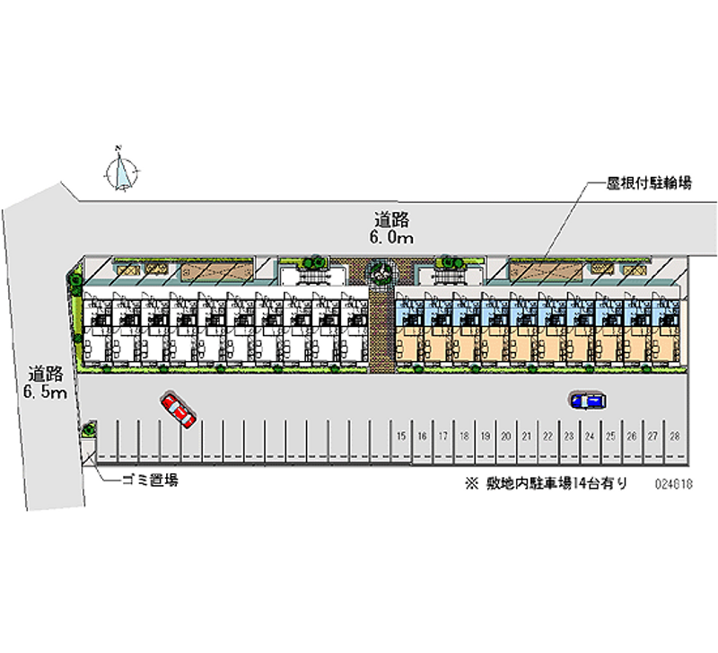 24818 Monthly parking lot