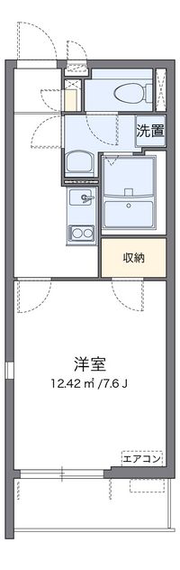 クレイノＦＵＪＩＭＩ　Ⅱ 間取り図