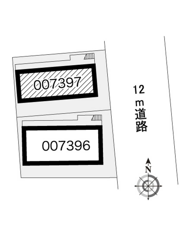 レオパレスローザンヌⅡ 配置図