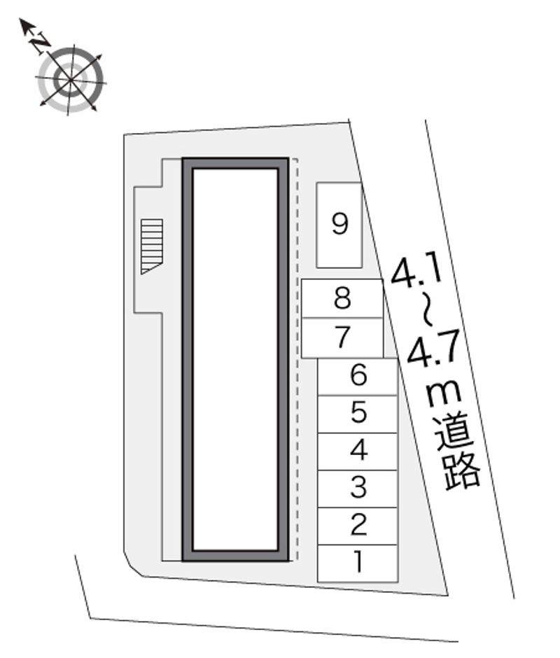 レオパレス鈴鹿 配置図