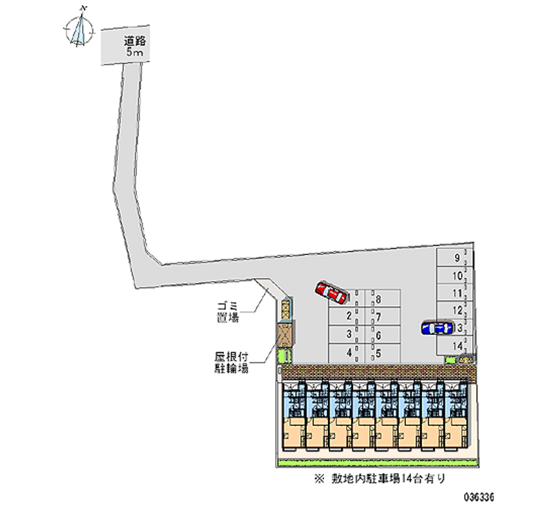 36336 Monthly parking lot