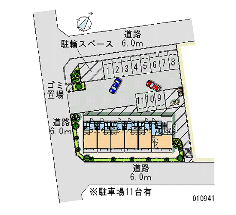 レオパレスエース 月極駐車場