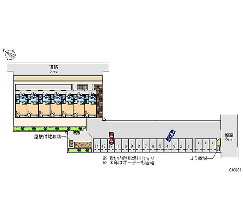 40031 Monthly parking lot