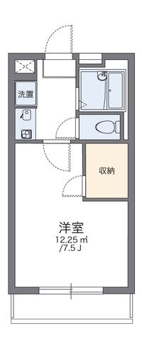 レオパレスＴＡＣＨＩＢＡＮＡ 間取り図