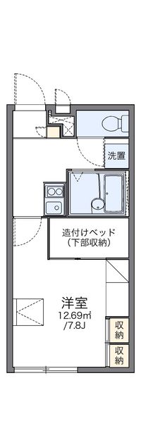 レオパレス桂 間取り図