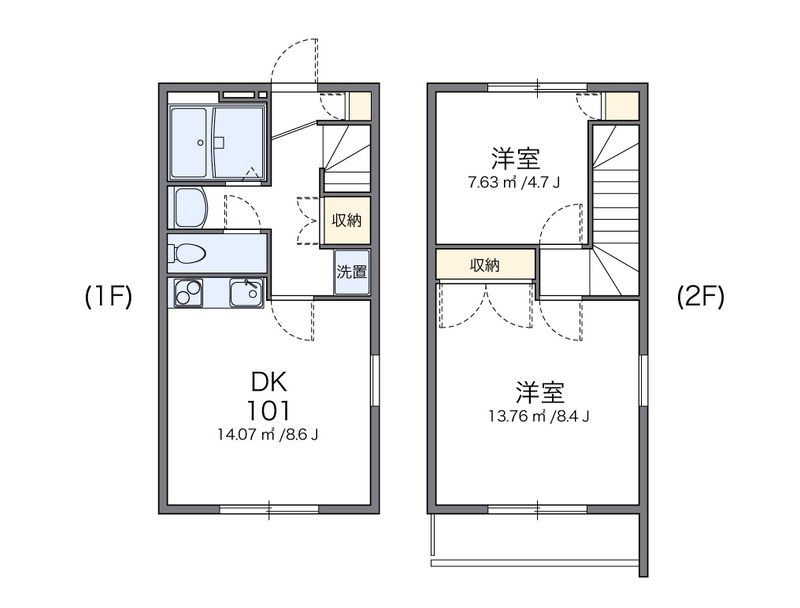 レオパレスセゴビア 間取図