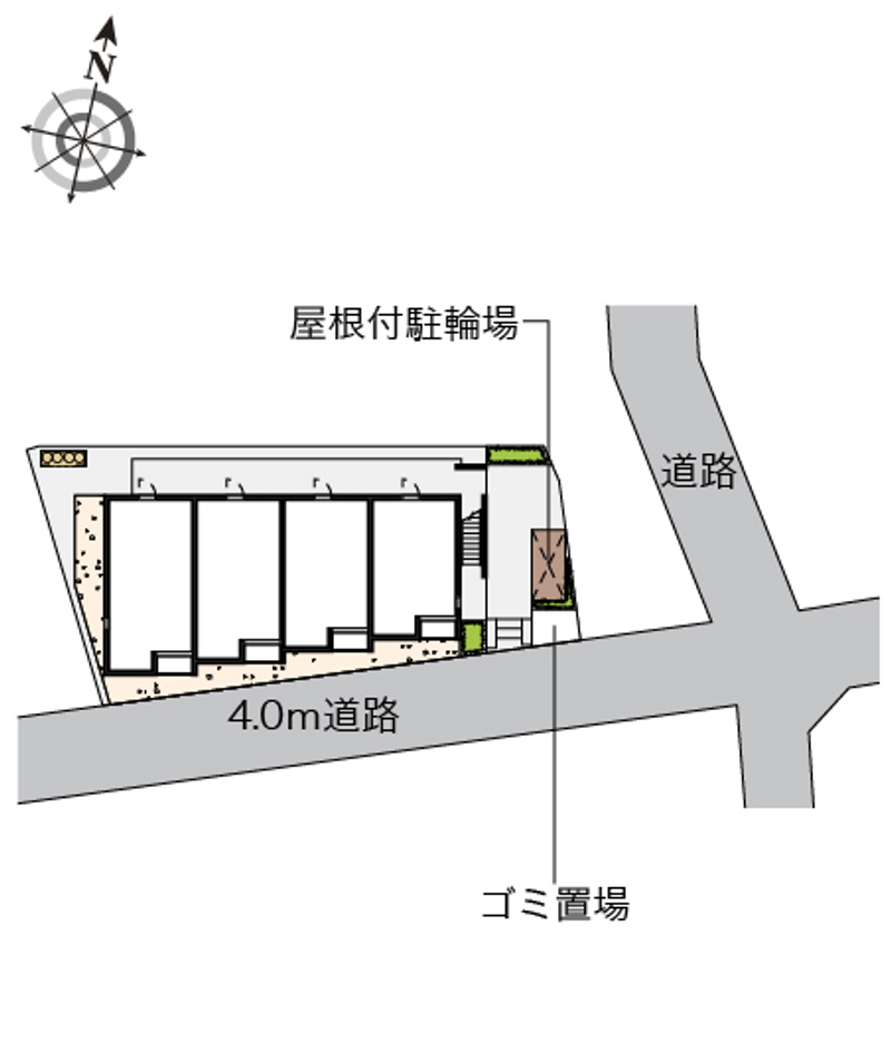 レオネクストＨＡＫＵＢＡⅡ 配置図