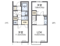 レオネクストあおぞら東山 間取り図