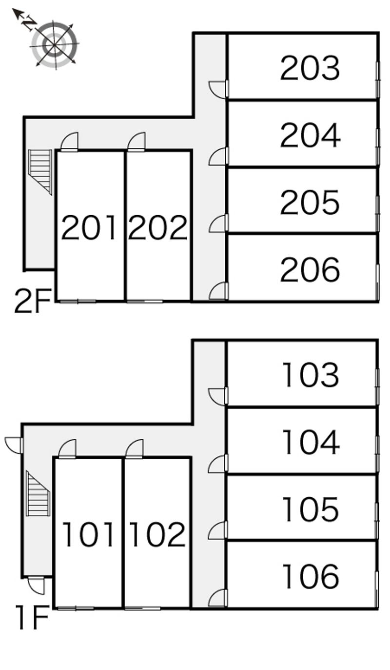 レオパレスルキナ 間取り配置図