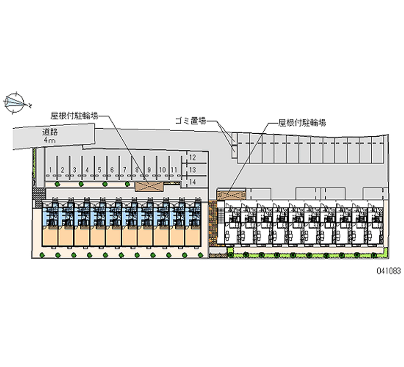 41083 bãi đậu xe hàng tháng