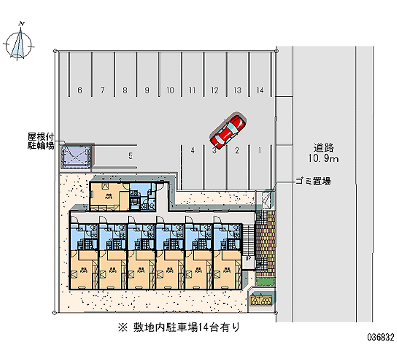 レオパレスパンプキン 月極駐車場