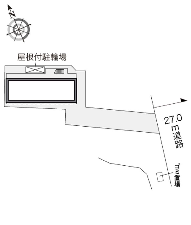 レオパレスかどの 配置図