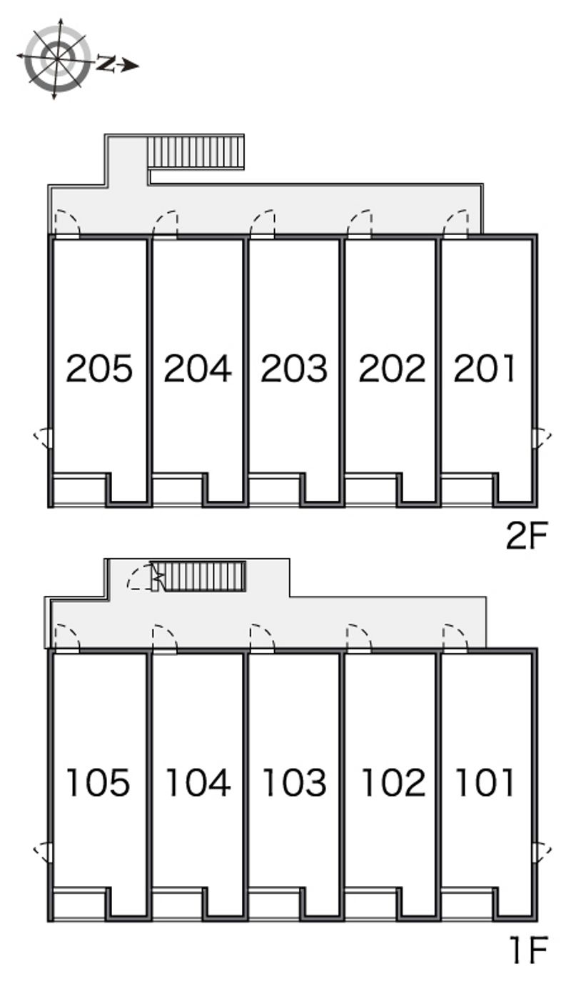 レオネクストブルースカイ 間取配置図