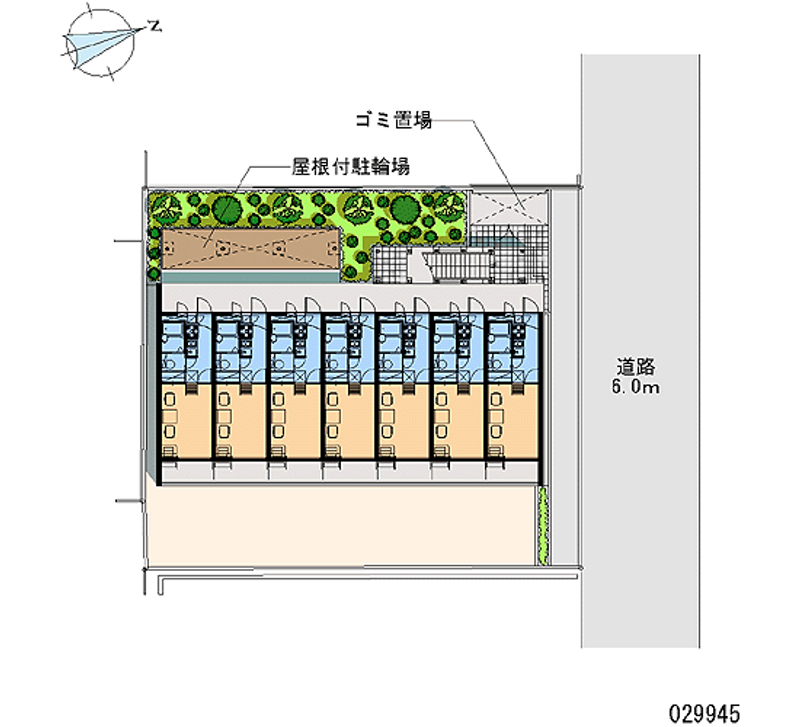 レオパレスビバ上板橋 区画図