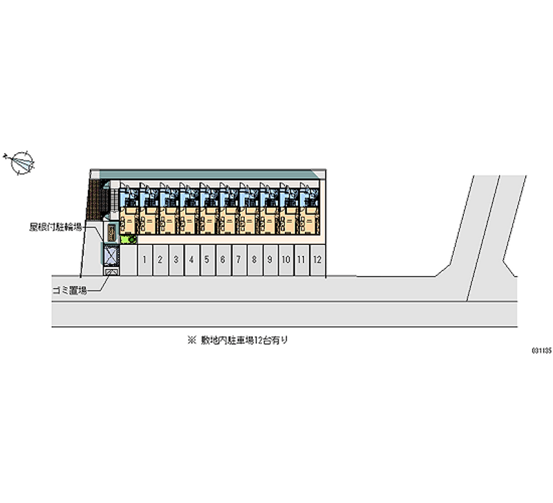 レオパレストリノ 月極駐車場