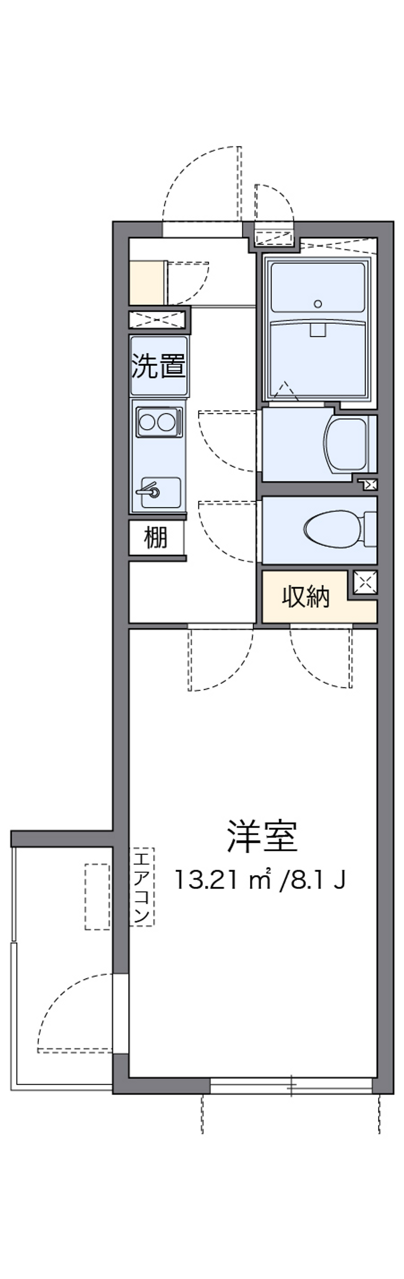 クレイノＮＬエヌズラント　Ⅰ 間取り
