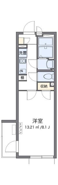 クレイノＮＬエヌズラント　Ⅰ 間取り図