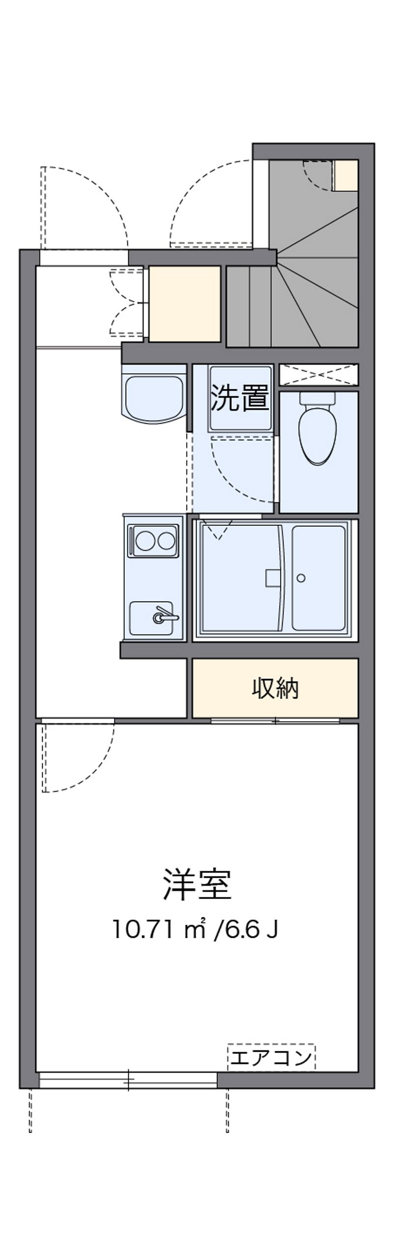 レオパレスシャルマン久保田 間取図