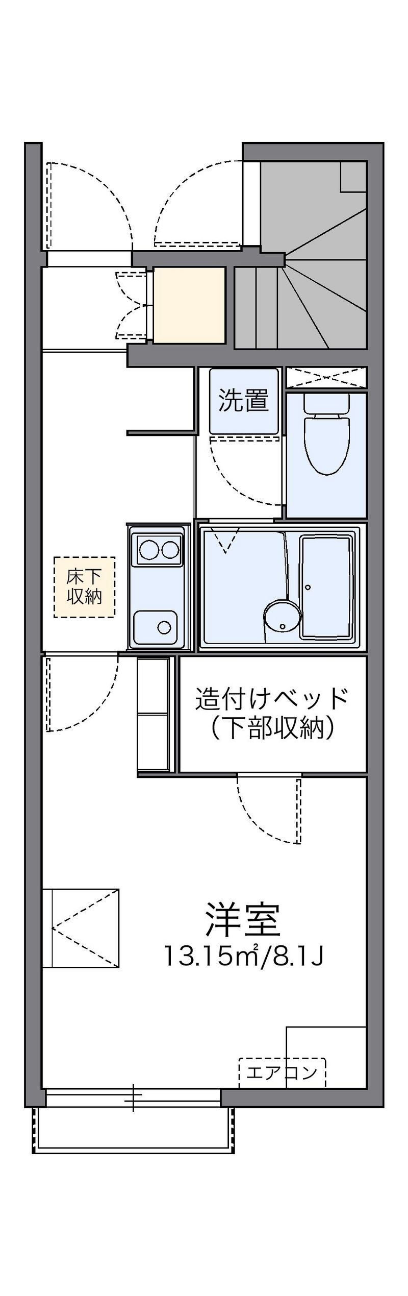 レオネクストサーフサイド海誠 間取図