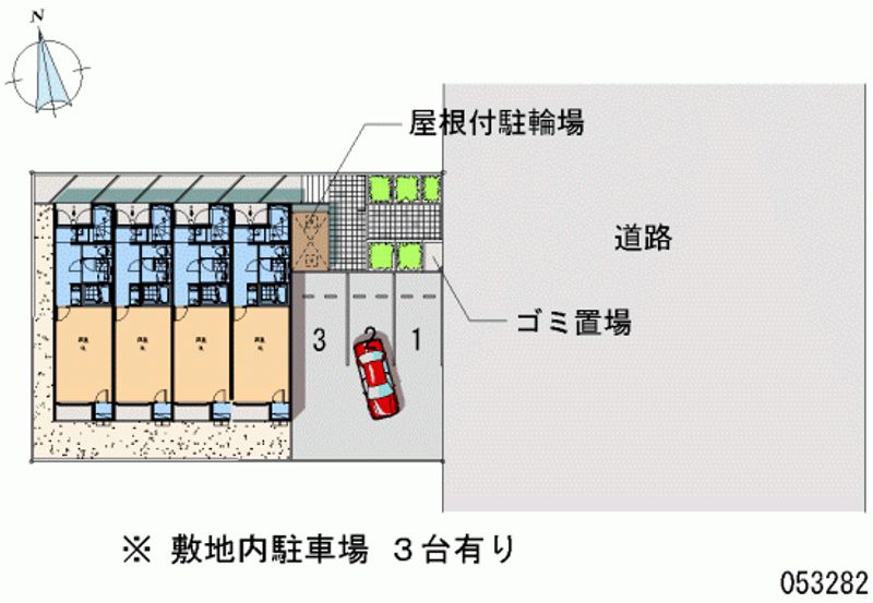 レオネクスト西宮北六番館 月極駐車場