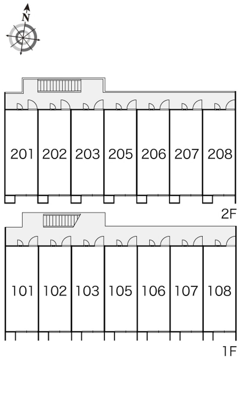 レオパレスセイカ 間取り配置図