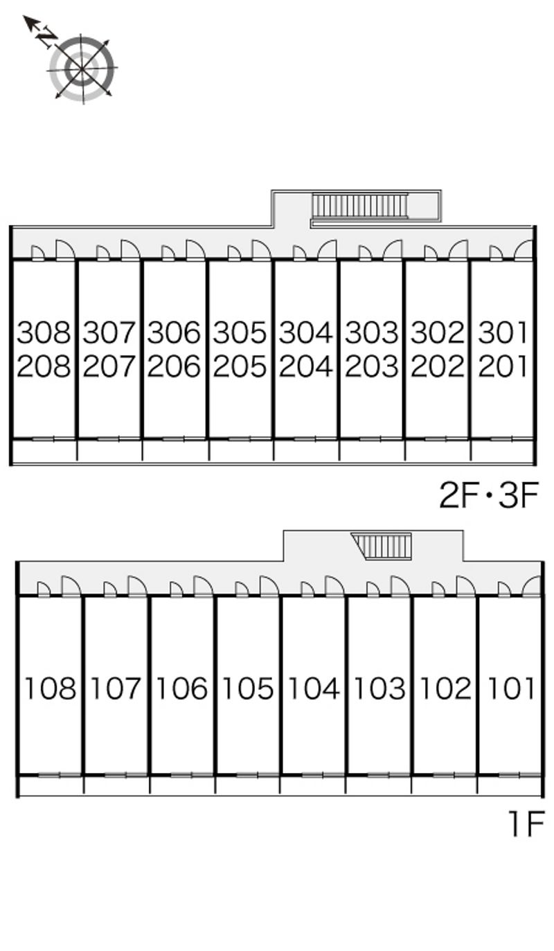 レオパレスＫＡＴＯＨ 間取配置図