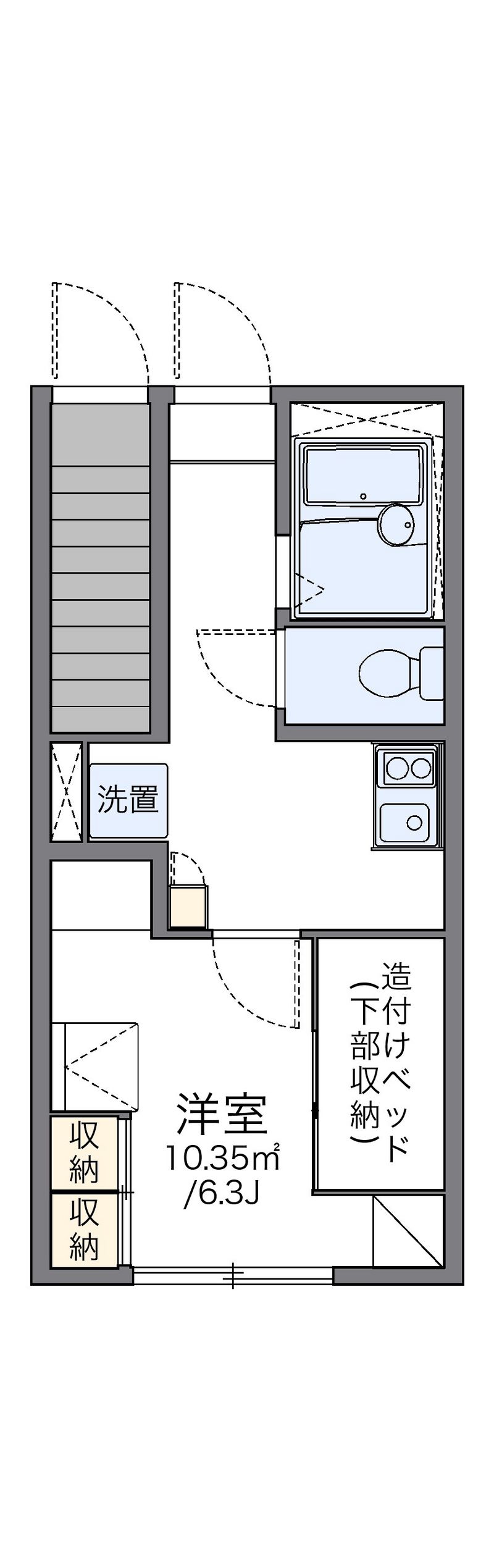 レオパレスメゾン 間取図