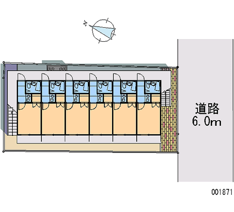 レオパレスフォンテーヌ 区画図
