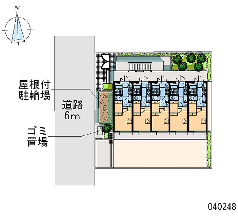 レオパレス北綾瀬 区画図